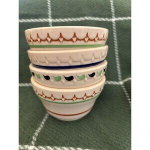 Syracuse China Econo-Rim Set Of Small Bowls Kitchen Dining Decor